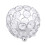 Crystal Silver Tea Light Candle Holder for Weddings, 8cm Diameter 8