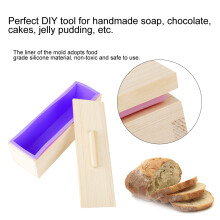 DIY Tool: 1200ML Silicone Soap Mold with Lid for Cake & Chocolate