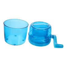 Hand-Operated Ice Crusher for Home Use, Portable Manual Ice Machine for Slush Cocktails and BBQs, Compact Design