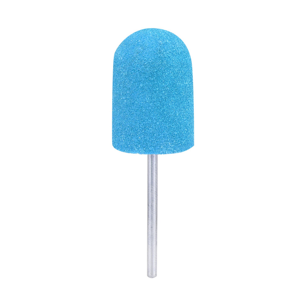 Blue Nail Polishing Sanding Head 16x25mm Nail Art Ring Cap for Nails