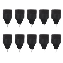 Pack of 10 Foam Soft Rubber Bow Head Safety Arrows with Aluminium Shafts for Outdoor Archery Accessories