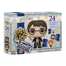 (White) 24pcs Funko Pop Harry Potter Advent Calendar Figures Box Blind Gift