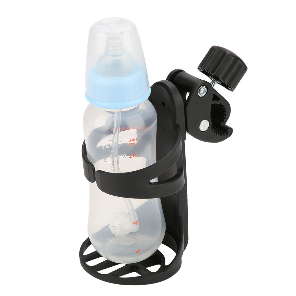 Baby Stroller Cup Holder Storage Rack - 360 Swivel for Trolley Pushchair Bike