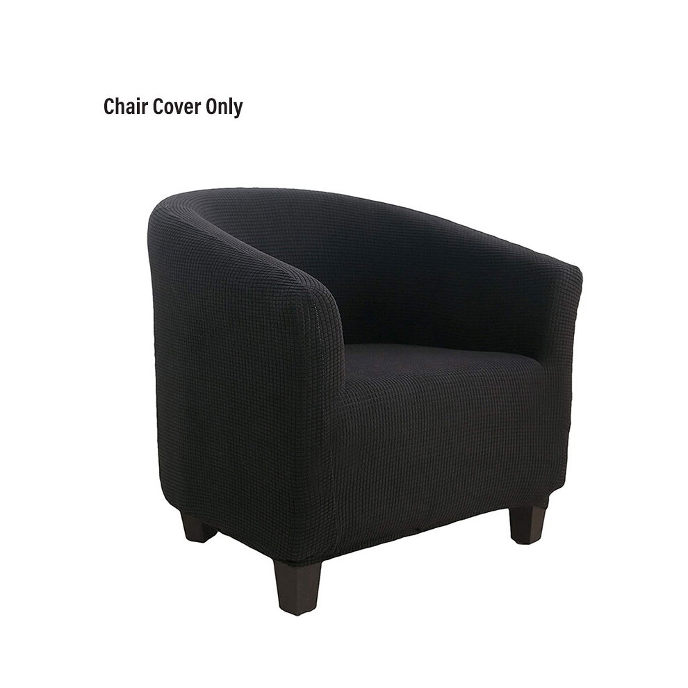 (Style H) Slipcover Chair Tub Club Chair Cover Elastic Removable Nonslip Durable Washable