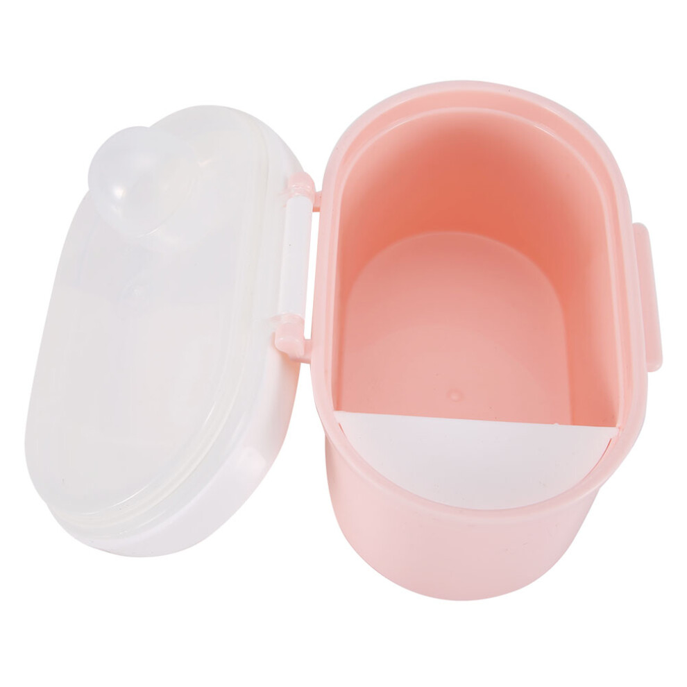 Portable Pink Milk Powder Sealing Storage Box - Freezer & Microwave Safe Small