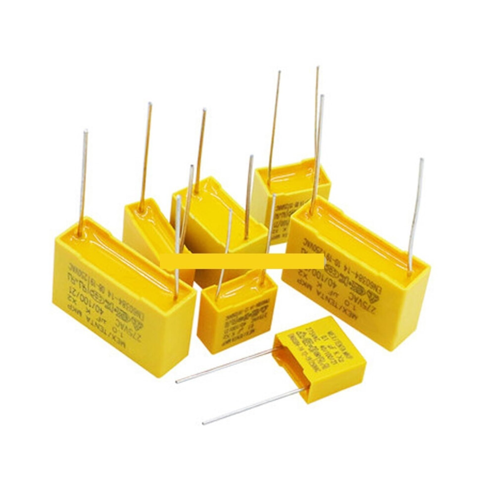 10Pc X2 Capacitor Set 275Vac 0.1Uf 0.001Uf 0.0022Uf 0.0047Uf 0.01Uf 0.033Uf 0.022Uf 0.047Uf 0.068Uf 0.15Uf 1Uf Capacitance Meters 6493810674846