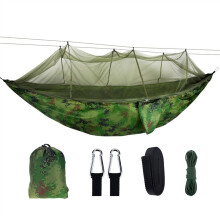 Camping Hammocks 2 Person Lightweight Nylon Hammock Tent with Mosquito Net and Canopy, 210T Durable Fabric, Net-01 Model