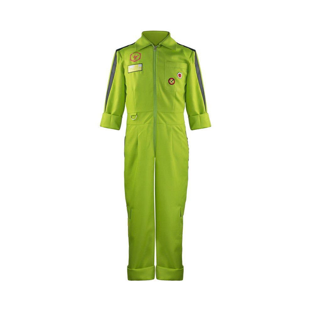 (Costume Set(No Wig), M) Danganronpa Anime Super Kazuichi Souda Jumpsuit Cosplay Costume Suit Set Full