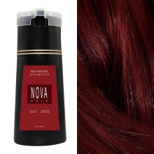 (Red)Nova Crema Trattamento Shampoo Tintura Capelli Istantaneo 200ml Marrone Nero Viola Rosso Donna
