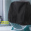 Faltbare Industrie-Lüfterabdeckung 61x19x61cm Schwarz UV 4