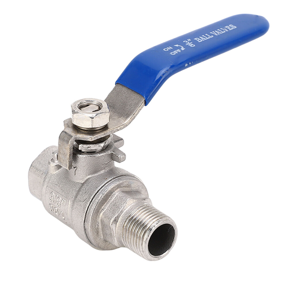 Full Port Ball Valve 3/8 Inch BSPT Male and Female