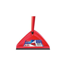 Vileda flexi opvouwbare schep - model 121033 - Rood - 50% bredere opening
