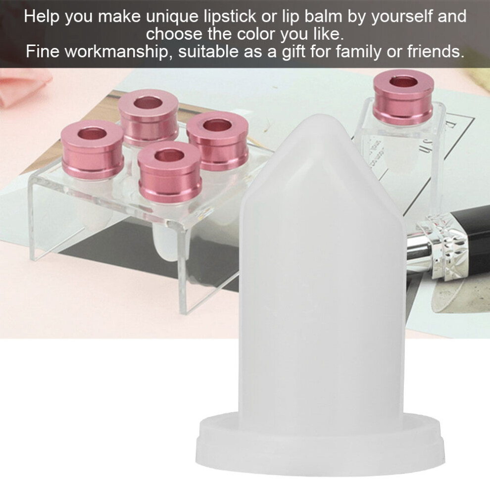 Silicone Mold 12.1MM for DIY Lipstick & Lip Balm Holders 06# Double Bevel Craft