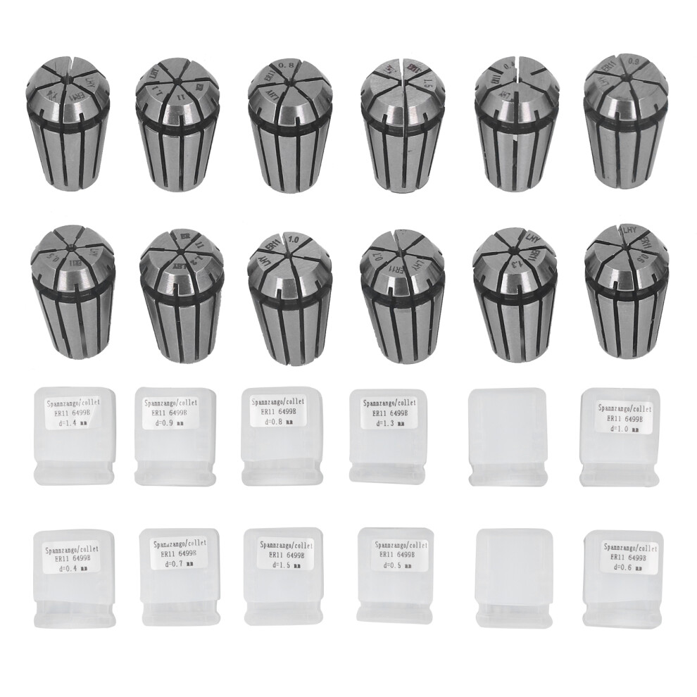 12Pcs Collet Chuck High Accuracy Er11 Spring 9121376688997