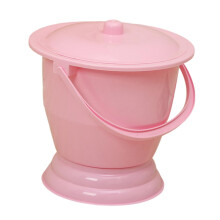Urinal Care Urine Bottle Portable Potty for Camping Toilets 1.2L Pink Reusable Urine Container Emergency Toilet Bucket PP