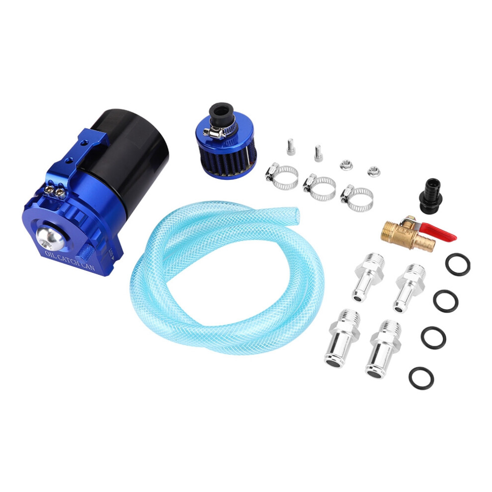 300Ml Car Engine Catch Tank Reservoir Breather Can Black/Blue/Light 9121376689154