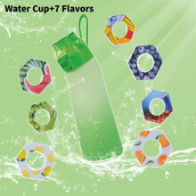 (Green)Creative Air Up Trinkflasche Tritan Taste Pod Frucht Duft Geschmack Pfirsich Cola