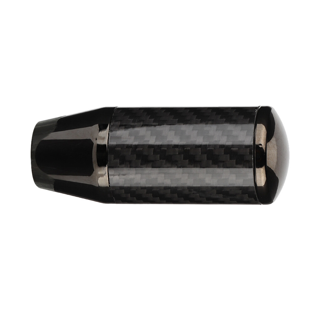 50Mm Universal Aluminum Alloy Carbon Fiber Manual Gear Shift Knob Finish Black 8471341353735