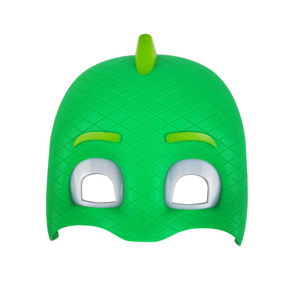 (Gekko) Luminous Led Pj Masks Gekko Owlette Catboy Kids Costume Cloaks Party Dark