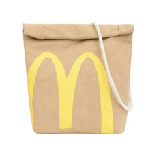 (McDonald Single) Kfc Starbucks Mcdonald Printed Backpack Double Single Shoulder Bag Accessories