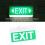 110-220V 3W Acrylic LED Emergency Exit Sign Light with 12 LEDs 6