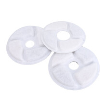 Filtro para fuente de agua para mascotas, 12 piezas, 12,5 x 12,5 cm, 3,0 cm