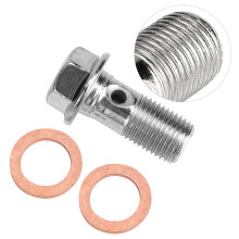 10mm M10x1.00 Motorcycle Brake Hose Bolt for Brake Pump Suitable for Bikes