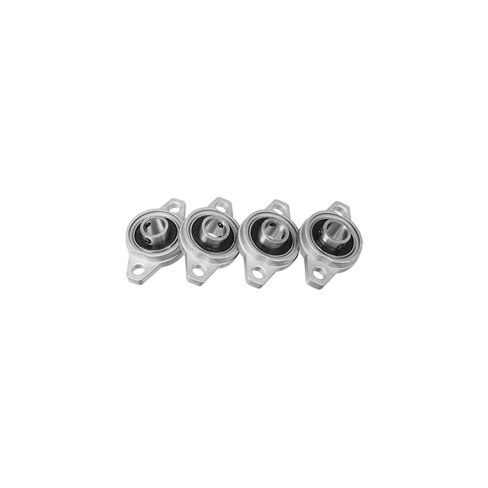 Kfl001 12 Mm Self-Aligning Pillow Bearing Zinc Alloy Flange Rhombic Housing Pack Of 4 For Machinery And Equipment 6276012464756