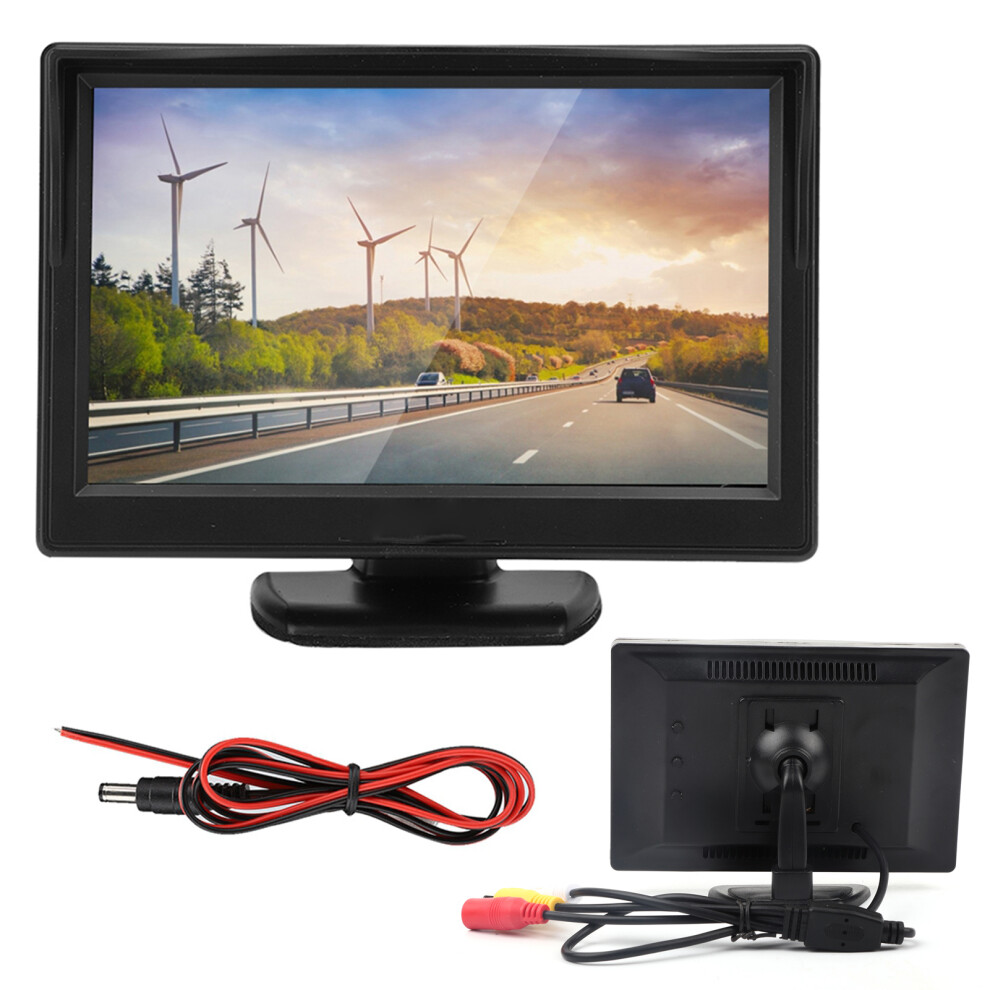 Waterproof 5In Hd Tft Lcd Backup Camera Monitor For Reversing Safety 9411341356205