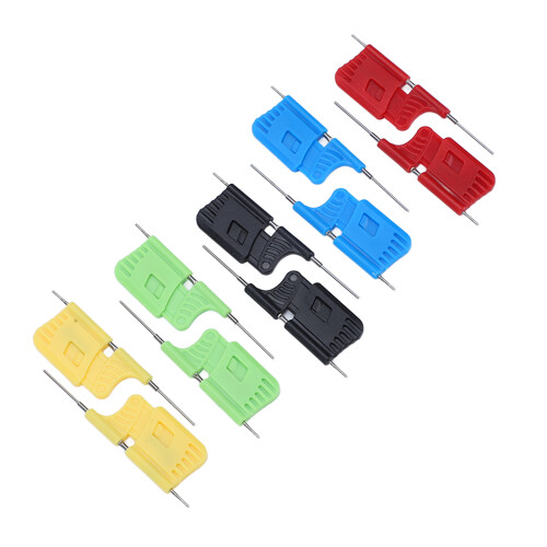 10 Stück IC-Testclips 2A SMD feines Doppelhaken-Set 2