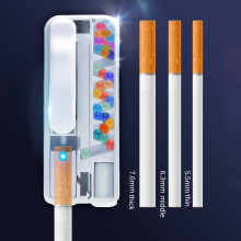 Upgrade Empujadores de cuentas para cigarrillos 30x75x15 mm negro