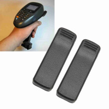 2 piezas de repuesto para clip de cinturón HT1000 MT2000 negro