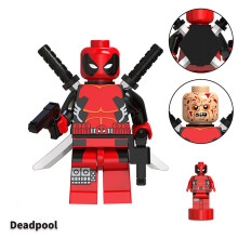 (Deadpool A)Blocchi Costruzione Giocattolo Venom Deadpool Mini Figure Borsa Bambini Regalo