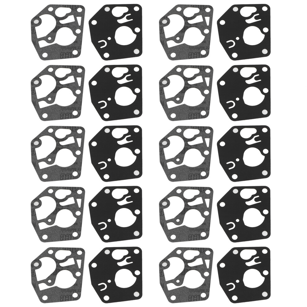 10-Pack Carburetor Diaphragm Gasket Kits For Briggs & Stratton 795083 7901341360323