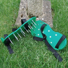 Lawn Yard Aerator Shoes Grassplot Soil Spikes Comfortable & Adjustable Fit