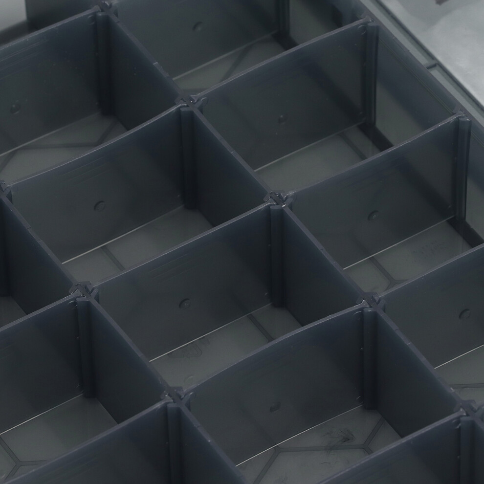 Multi Compartment Parts Box Removable Divider