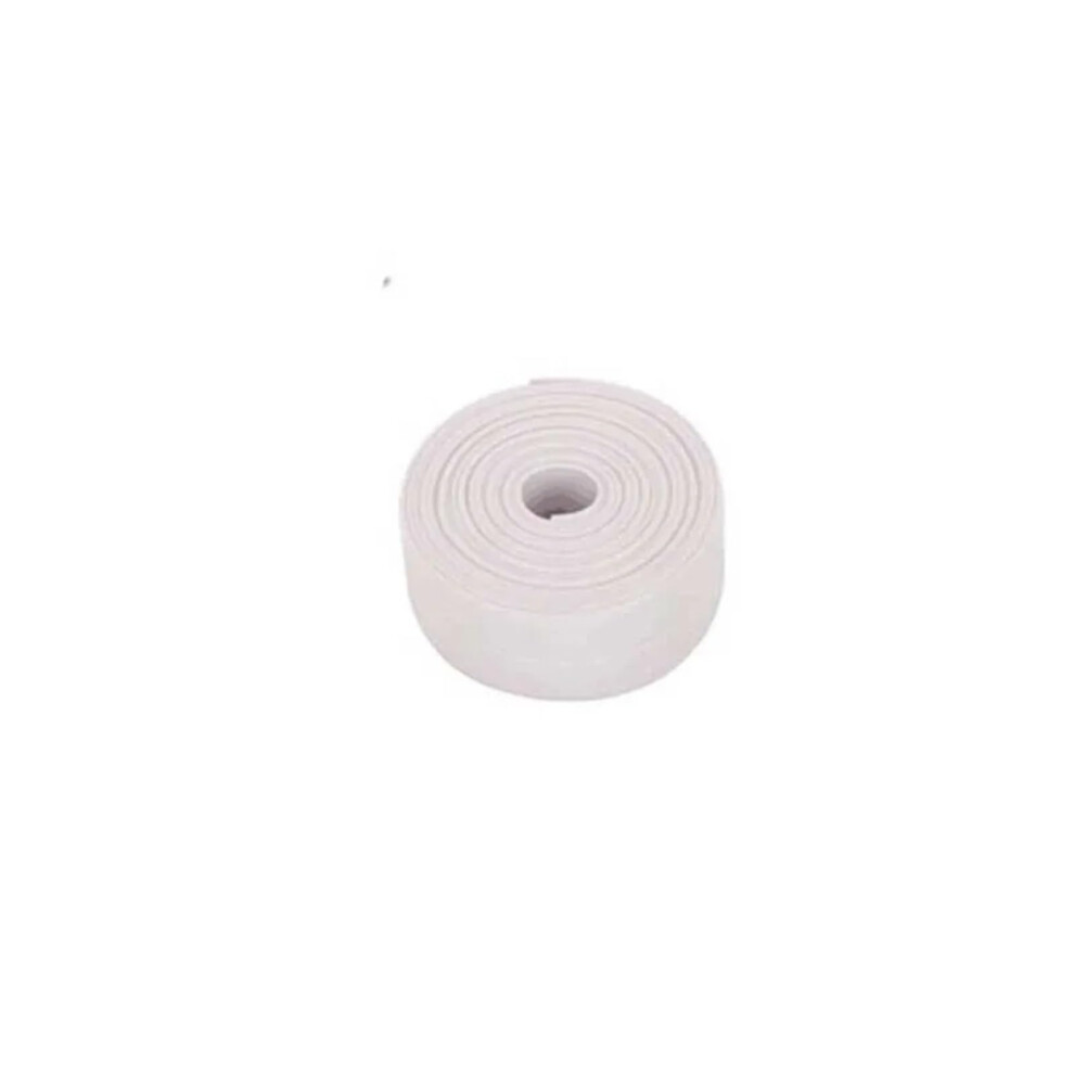 Pvc Sealing Strip For Bathroom, Kitchen, Shower, Self-Adhesive Waterproof Wall Sticker, 3.8Cm Wide, White Color 6493810675508