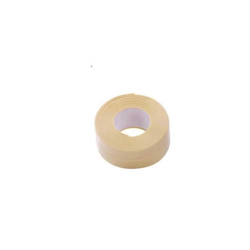 Pvc Dichtungsstreifen For Bathroom And Kitchen, Self-Adhesive Waterproof Wall Sticker, 2.2Cm Wide Yellow Sink Sealant 6947110145983