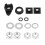 Starter Motor Solenoid Repair Fix Kit for Land 9