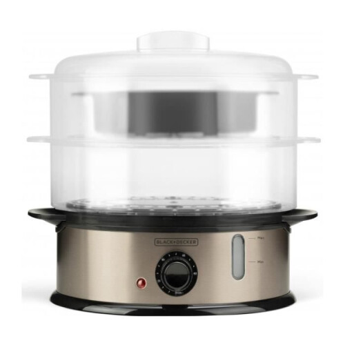 Black + Decker Dampfer - BLACK &amp; DECKER - BXST800E - 800W - Kapazität 6,5 L - Timer 60 Min.