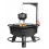 Support d'ustensile pour braséro, acier naturel, CookKing, 111360 3