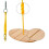 HOP Columpio de madera disco redondo con cuerda de mono 2