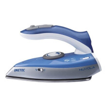 Ferro a vapor de viagem - Imetec Nuvola - base em aço inoxidável - 1000 Watt - azul