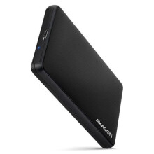 AXAGON Kompatibles EE25-SL externes 2,5-Gehäuse, USB 3.0 / SATA III - USB-A, Schwarz - 8595247905826