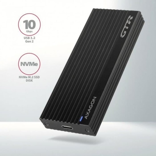 Externe Harde Schijf - AXAGON - EM2-GTR - SSD M.2 - USB-C 3.2 Gen 2 - Zwart 1