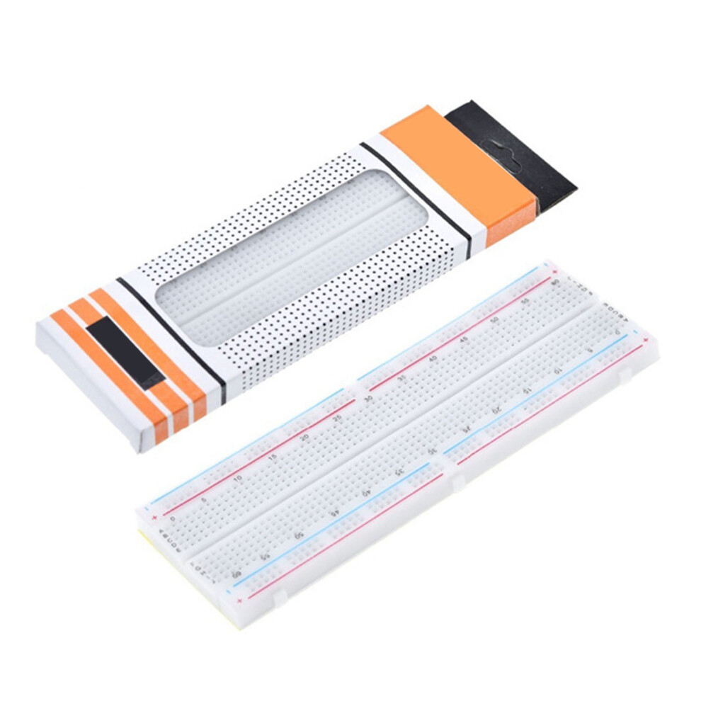 10Pcs 830 Hole Breadboard ABS 830 Point Solderless