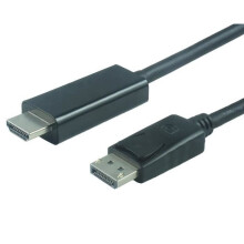 Adaptador DisplayPort para HDMI - PremiumCord - 4K 60Hz - 1m - Ativo - Preto