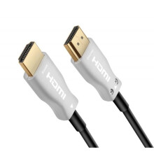 PremiumCord 18 Gbit/S Active Optical (AOC) Fiberglass HDMI 4K a 60 Hz Gold cable 15 m - kphdm2x15