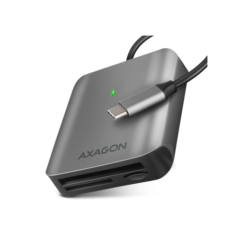 Axagon CRE-S3C, MMC, MMC Mobile, MicroSD (TransFlash), MicroSDHC, MicroSDXC, MiniSD, MiniSDHC, RS-MMC, SD, SDHC,..., Grå, 312 Mbit/s, Aluminium, Windows 11 / 10 / 8.1 / 8 / 7 (32-Bit, 64-Bit) Windows Server 2016 / 2012 / 2008 (32-Bit, 64-Bit)..., FCC, CE, - Image 3