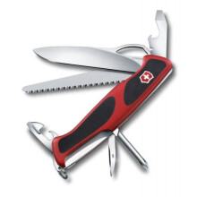 Zakmes - Victorinox - RangerGrip 78 - Vergrendelbare lemmet - Eenhandige opening - Rood/Zwart